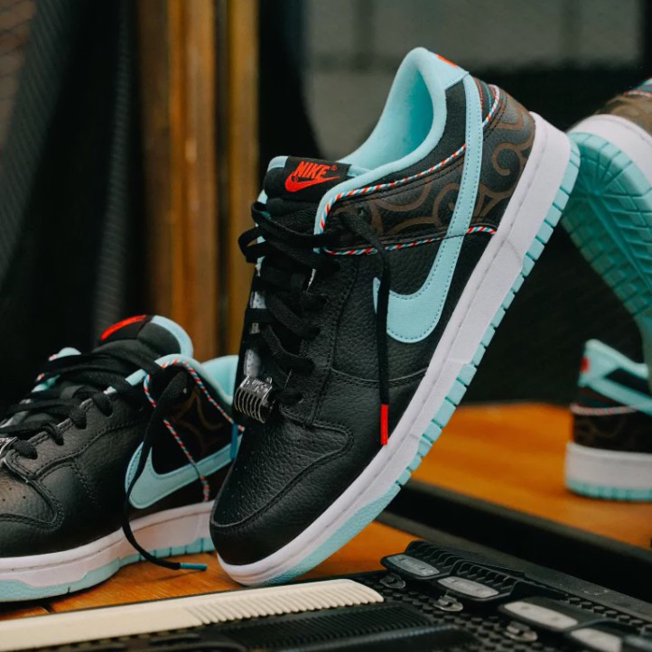 Nike SB Dunk Low "Barbershop" Black