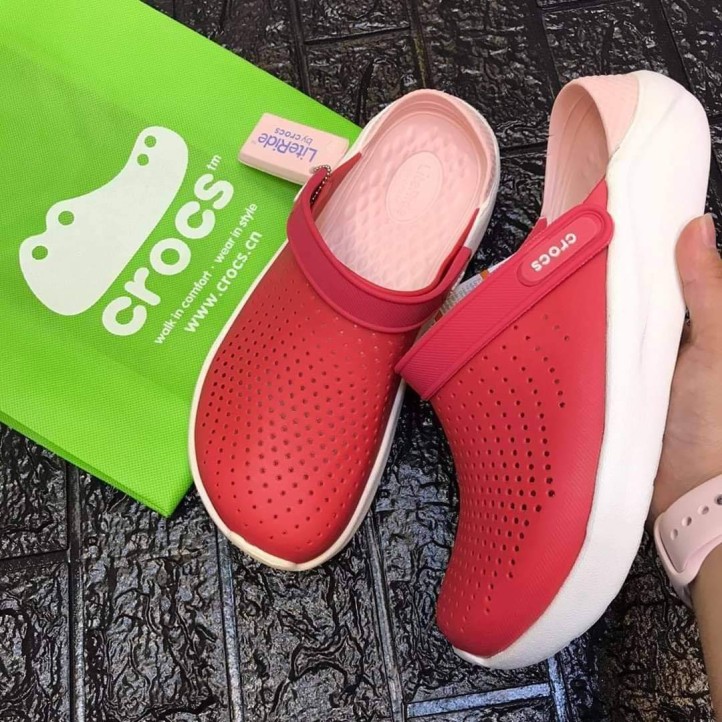 Crocs Literide "Poppy/White" WMNS