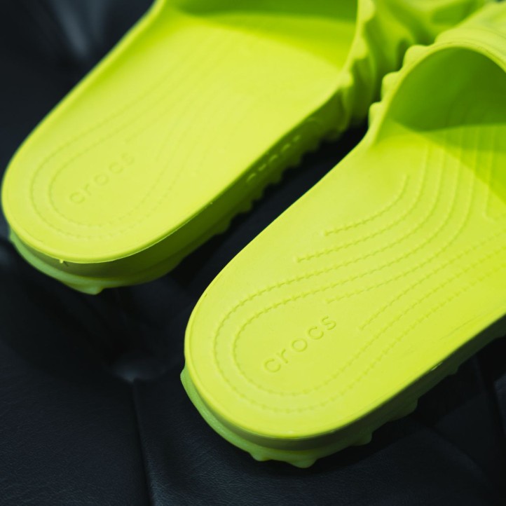 Crocs x Salehe Bembury Pollex Slides "Volt Green"