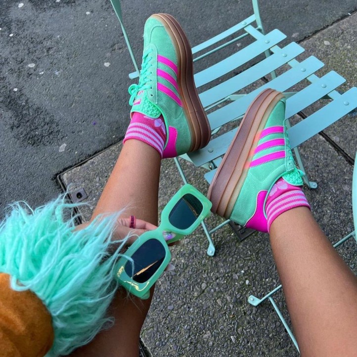 Adidas Gazelle Bold Pulse Mint Pink WMNS