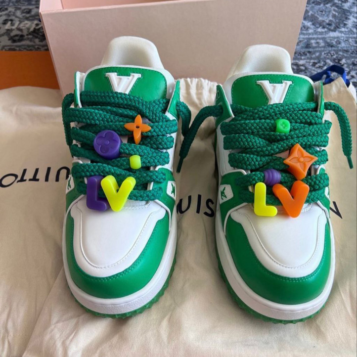 Louis Vuitton Trainer Sneakers "Maxi Green" WMNS