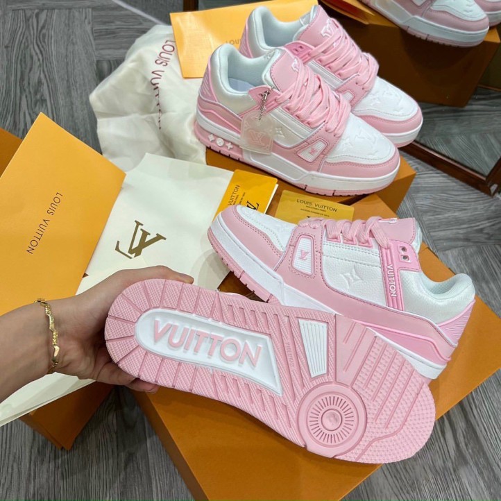 Louis Vuitton LV Trainer "Rose" WMNS