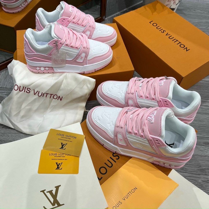 Louis Vuitton LV Trainer "Rose" WMNS