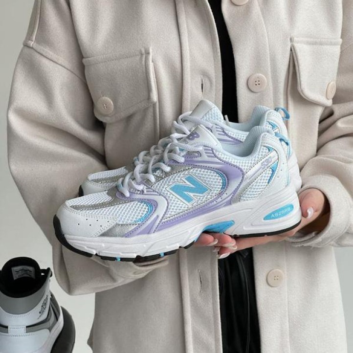 New Balance 530 White/Purple/Light Blue WMNS