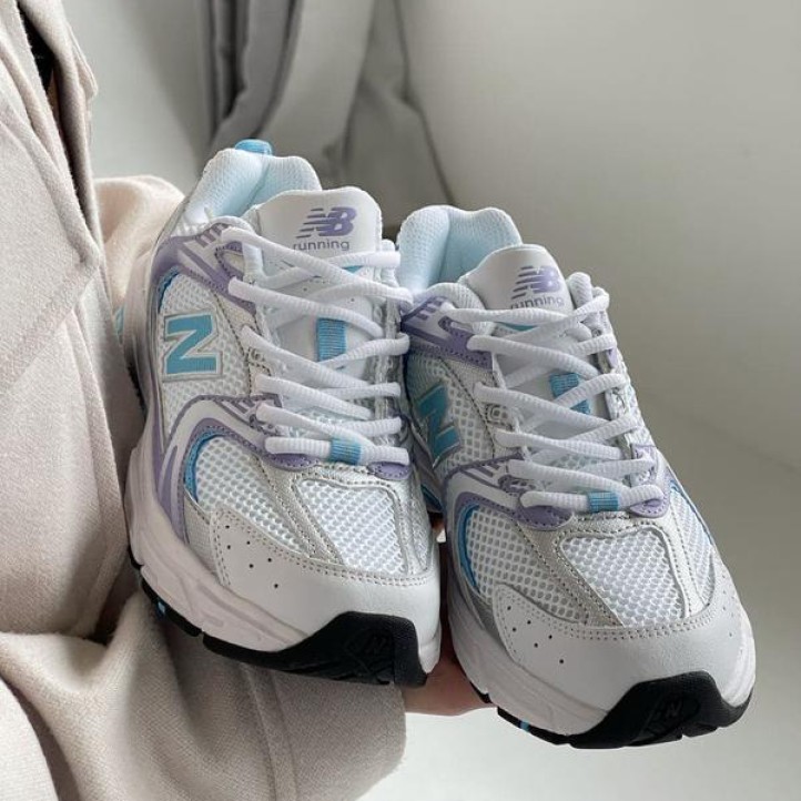 New Balance 530 White/Purple/Light Blue WMNS