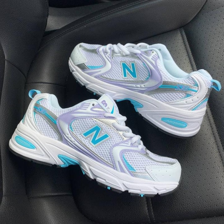 New Balance 530 White/Purple/Light Blue WMNS