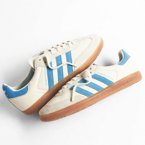 Adidas Samba OG x Sporty & Rich "Cream/Blue/Gum" WMNS