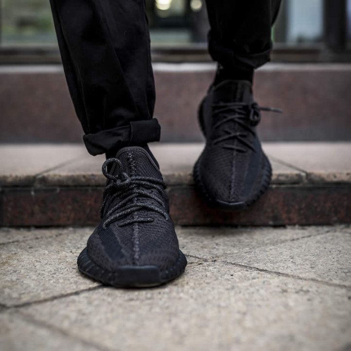 Adidas Yeezy Boost 350 V2 "Black Static Reflective" 1:1 Highest Quality