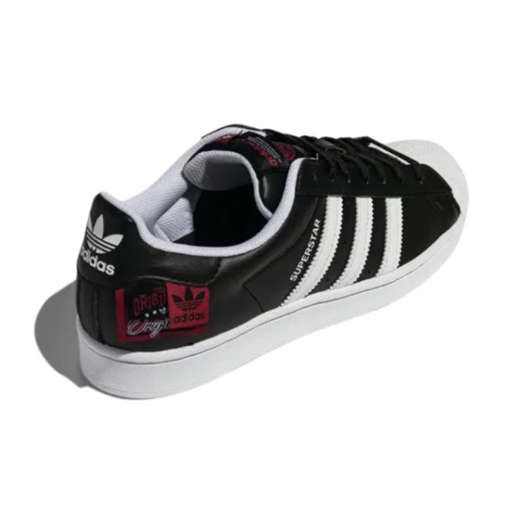 Adidas Superstar "Black/Red//White"