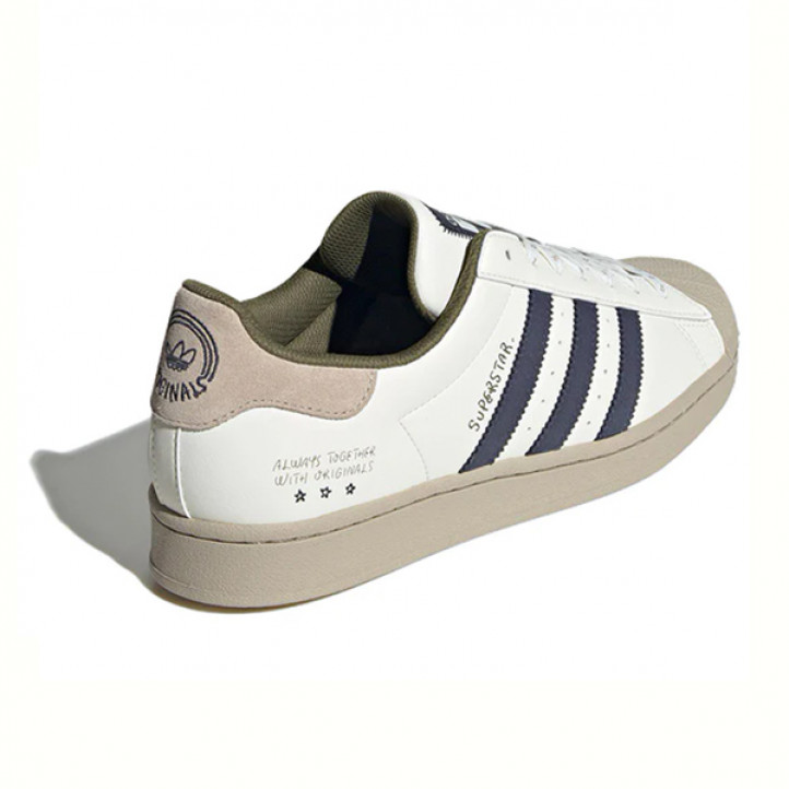 Adidas Superstar "White/Beige/Navy" WMNS
