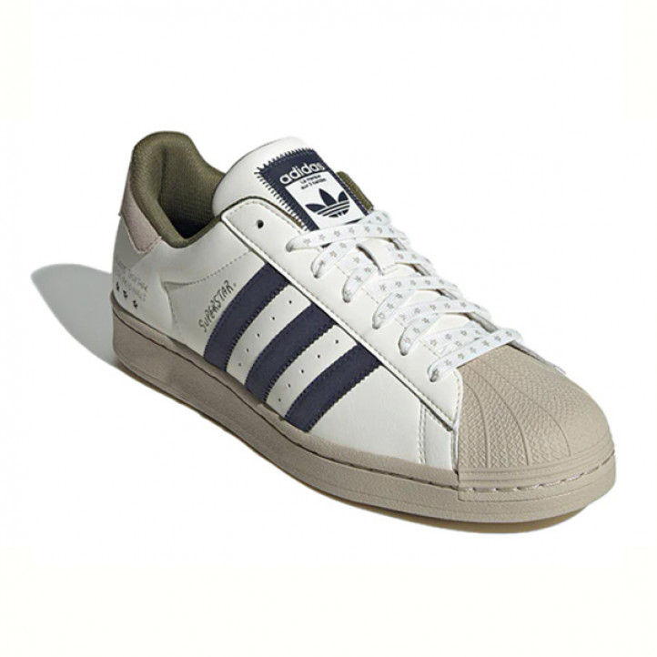 Adidas Superstar "White/Beige/Navy" WMNS