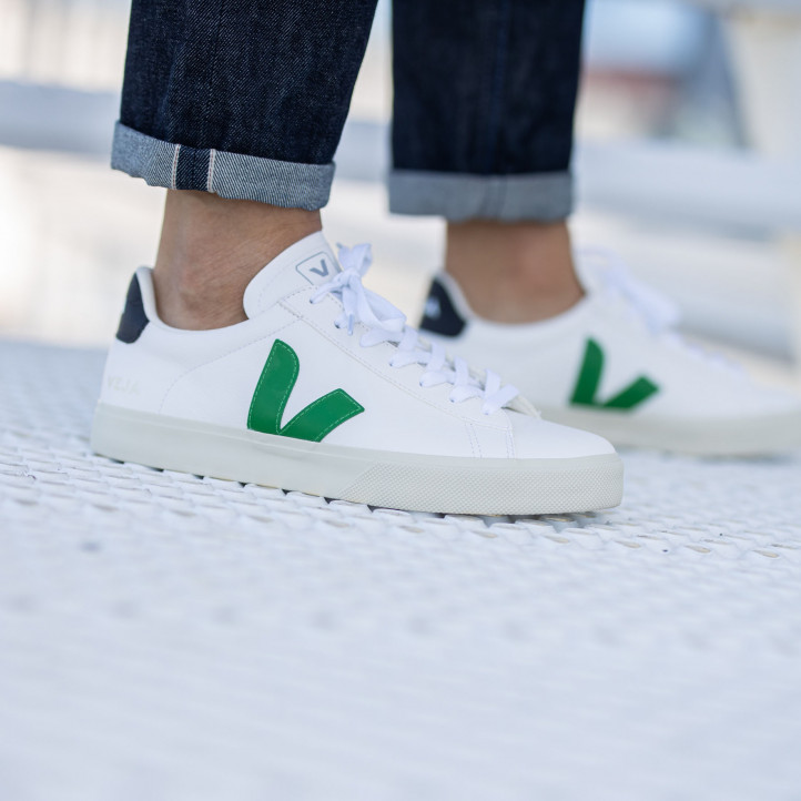 Veja CAMPO Sneakers "White/Green" WMNS