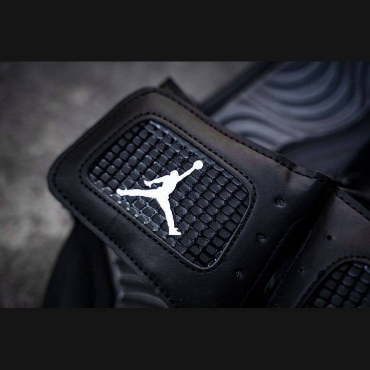 Тапочки Air Jordan Retro 4 | Чёрные