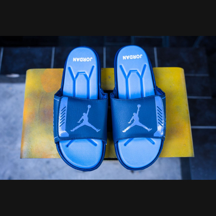 Тапочки Air Jordan Hydro 4 | Синие