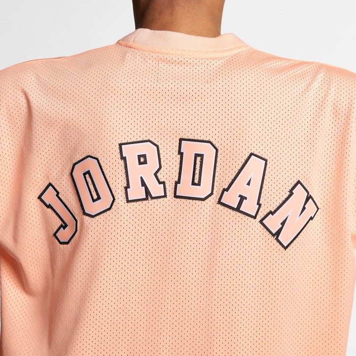 Футболка Jordan Flight 23 Mesh Jersey "Pale Pinksh Gray"