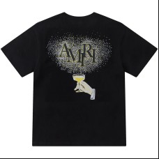 Футболка AMIRI Champagne Crystal-Embellished | Black