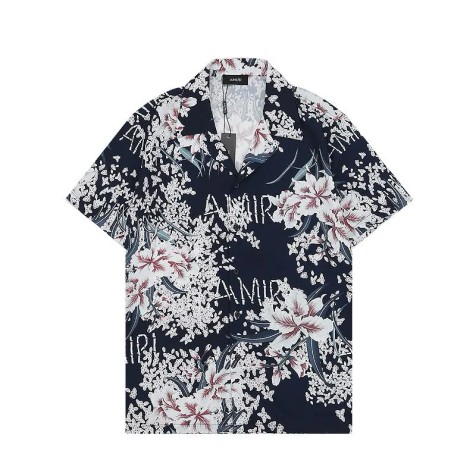 AMIRI Hibiscus Tiki Bowling Shirt