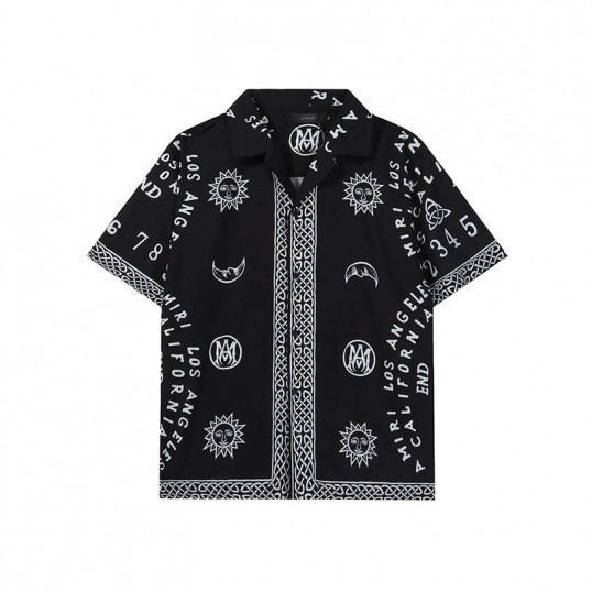 AMIRI Ouija Board Bowling Shirt | Black