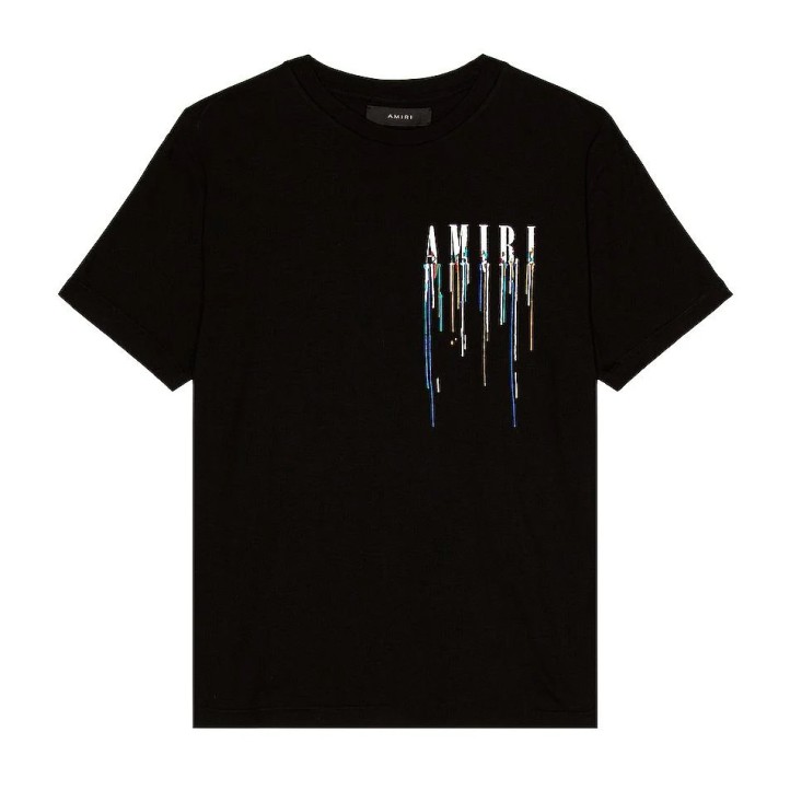 Футболка Amiri Paint Drip Core Logo | Black