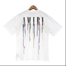 Футболка Amiri Paint Drip Core Logo | White