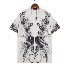 AMIRI Floral Bowling Shirt | White/Grey