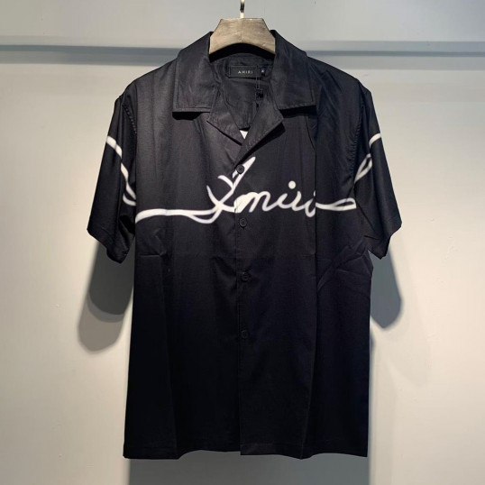 AMIRI Smoke Logo Shirt | Black