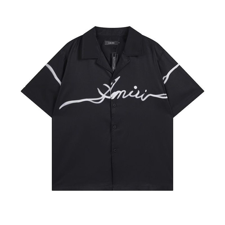 AMIRI Smoke Logo Shirt | Black