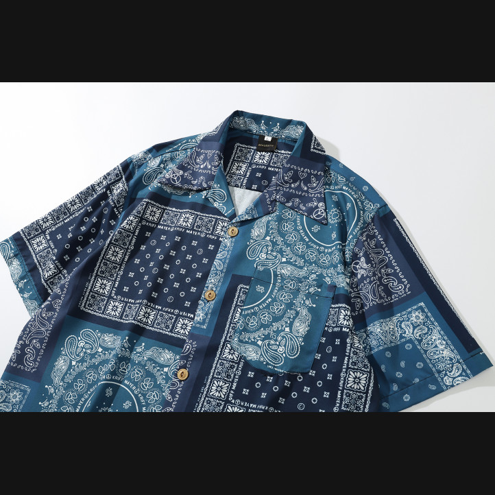 Bandana Shirt | Blue