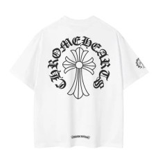 Футболка Chrome Hearts Neck Logo | Белая