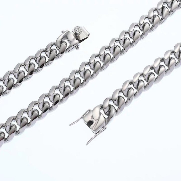 Miami Cuban Link Chain | 14mm 60cm | Titanium Steel