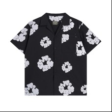 Denim Tears Cotton Wreath Shirt | Black