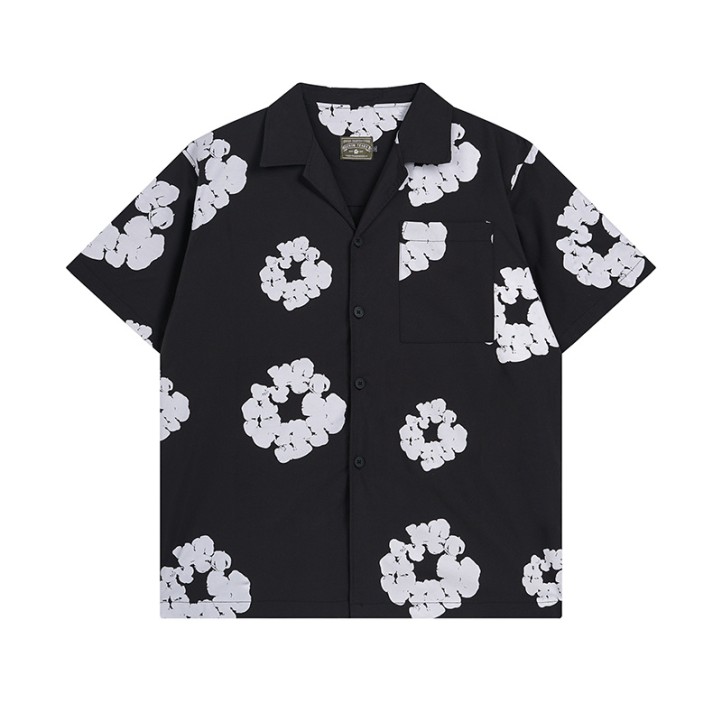 Denim Tears Cotton Wreath Shirt | Black