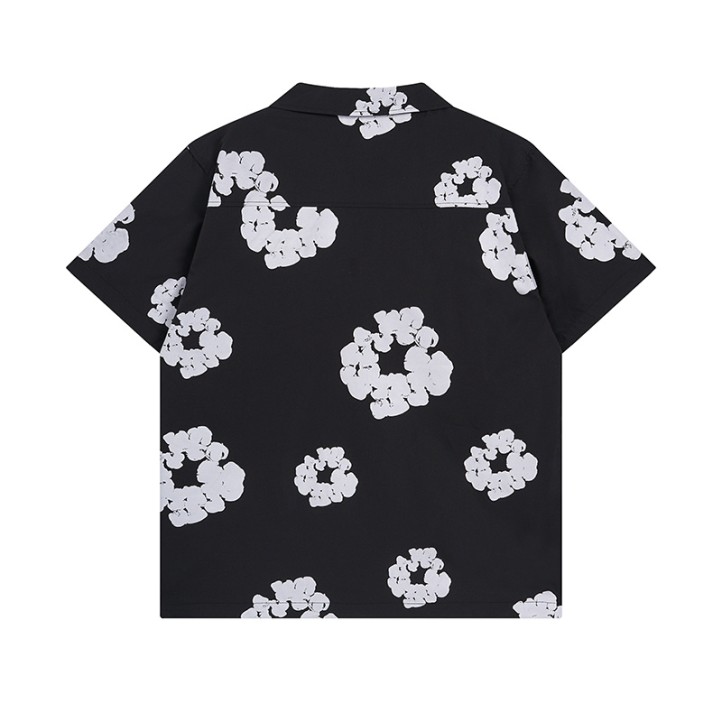 Denim Tears Cotton Wreath Shirt | Black