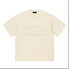 Футболка Fear Of God Essentials Arch Logo SS23 | Buttercream