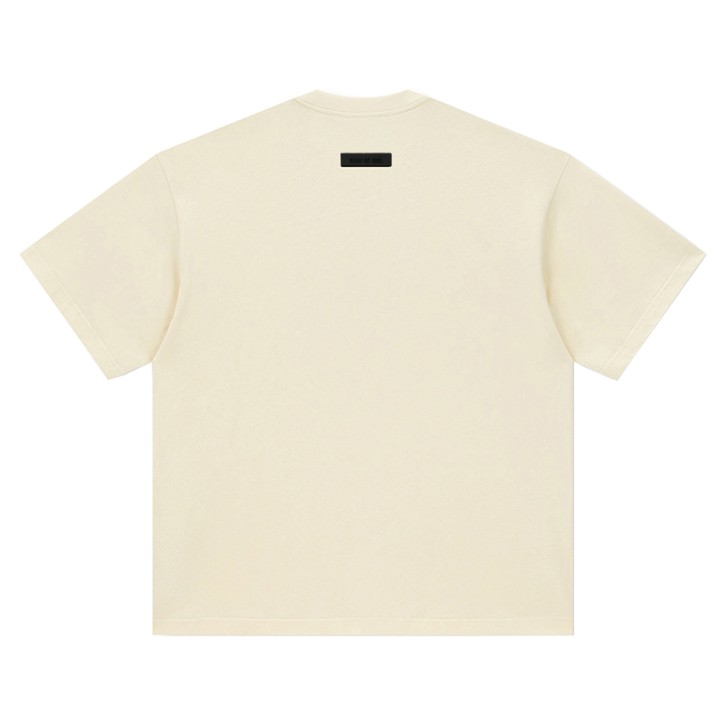 Футболка Fear Of God Essentials Arch Logo SS23 | Buttercream