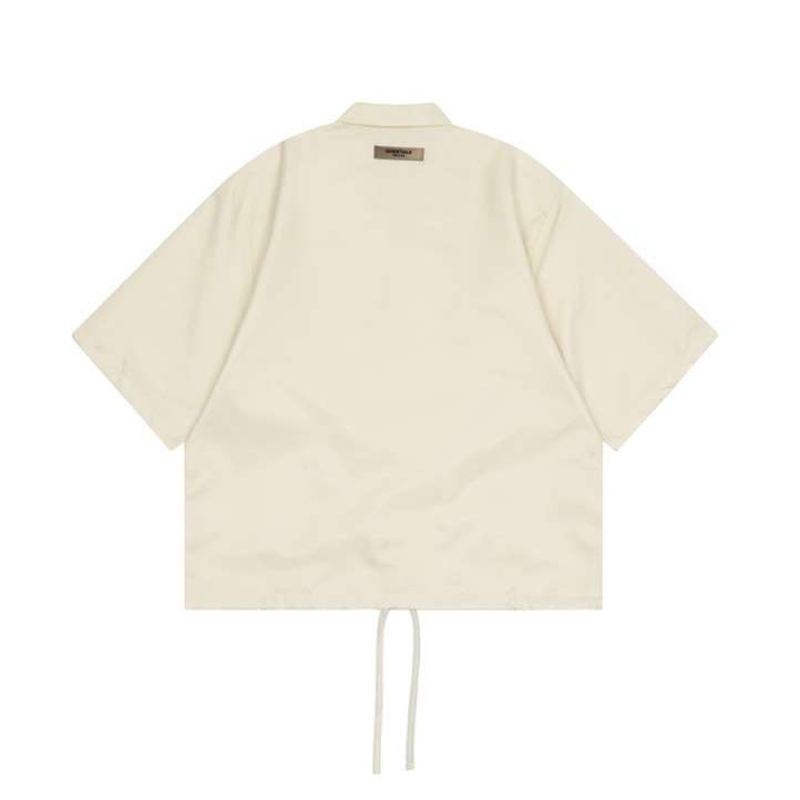 Fear Of God Essentials Oversized Nylon Shirt FW22  | EggShell