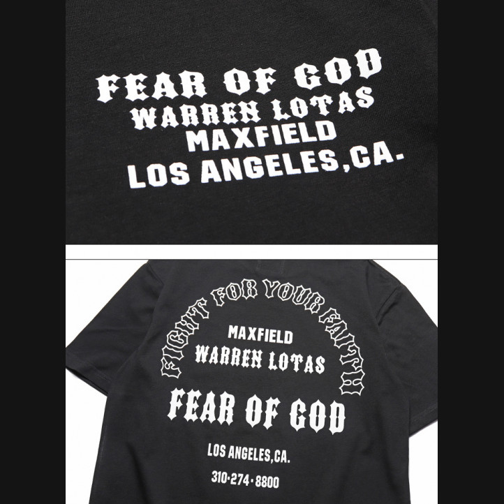 Футболка Fear Of God Oversize | Warren Lotas