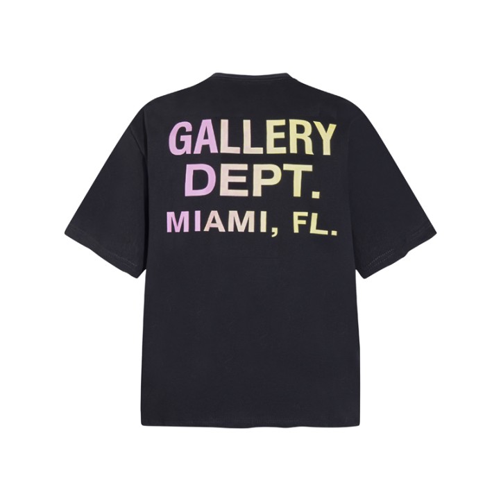 Футболка Gallery Dept Paint Splatter Miami, FL. | Black