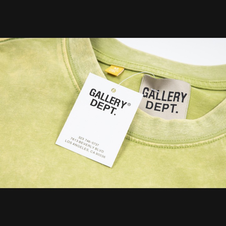 Футболка Gallery Dept Vintage Souvenir "Lime Green"