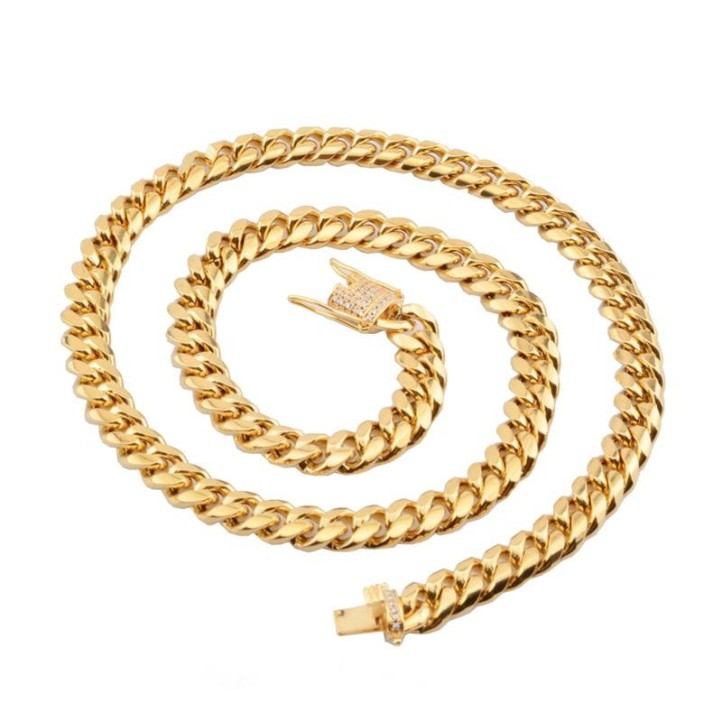 Miami Cuban Link Chain | 60cm Gold