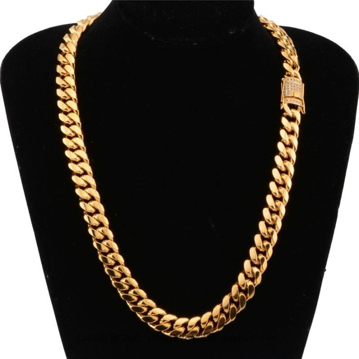 Miami Cuban Link Chain | 60cm Gold