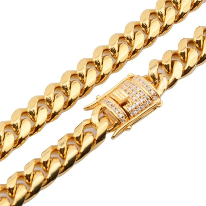 Miami Cuban Link Chain | 60cm Gold