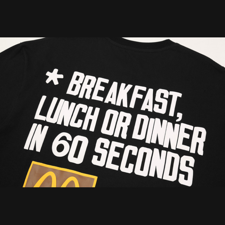 Футболка Travis Scott Cactus Jack x McDonald's | Breakfast Черная