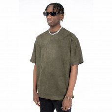 Футболка MT99 Oversized Suede | Army Green