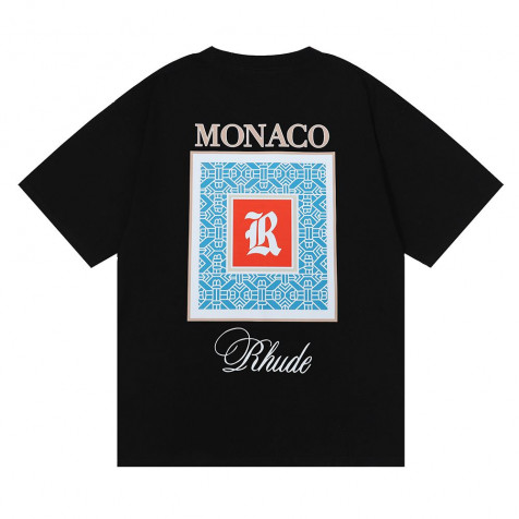 Футболка Rhude Monaco | Черная