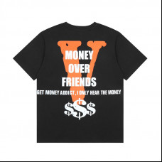 Футболка VLone Money Over Friends | Черная