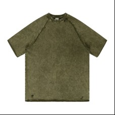 Футболка Oversized Washed | Army Green