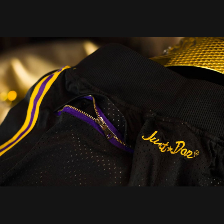 Шорты LA Lakers | Черные