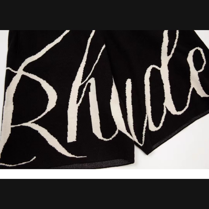 Шорты Rhude Knit Tile "Black"