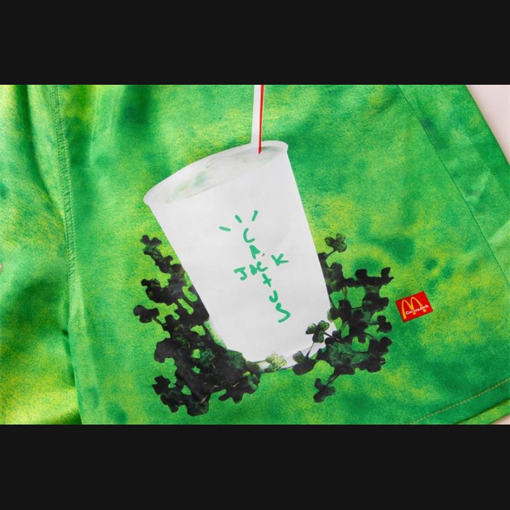 Шорты Travis Scott Cactus Jack "Shamrock Shakes"